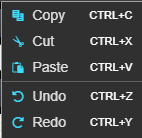 Schematic Editor Edit Menu